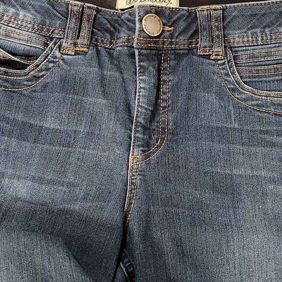 💛Democracy Dark Blue Ab Technology Skinny Jeans Size 10/30 - Picture 6 of 9